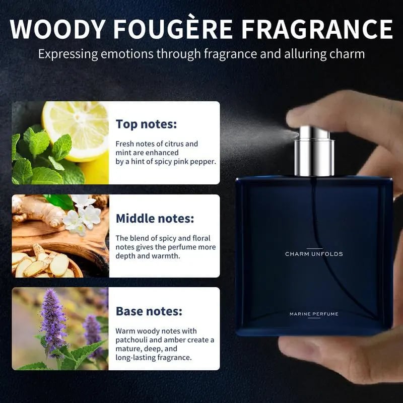🔥Long Lasting Midnight Marine Man Cologne-1.7oz(50ml)