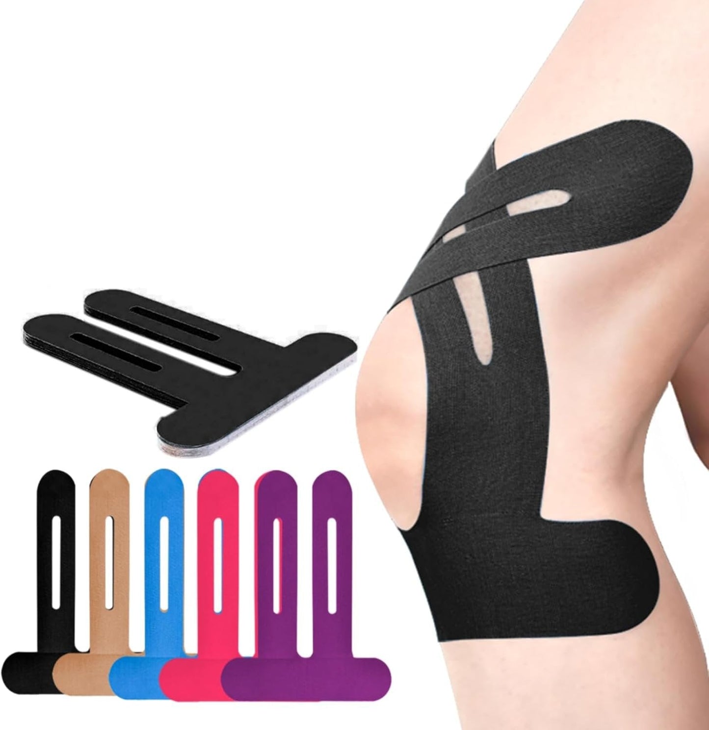 ⚡️Value Pack🏃Buy 5 Get 5 Free🦵10pcs Precut Kinesiology Tape For Knees