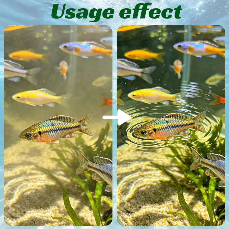 💥Hot sale♻️💧Aquarium Water Clarifying Tablets: Dedicated to cleaning, deodorizing, removing algae stains and silt, and purifying the water quality in fish ponds.