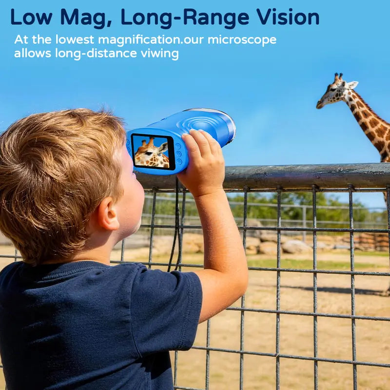 [2026 Upgraded Version] 1000x Handheld Microscope for Children