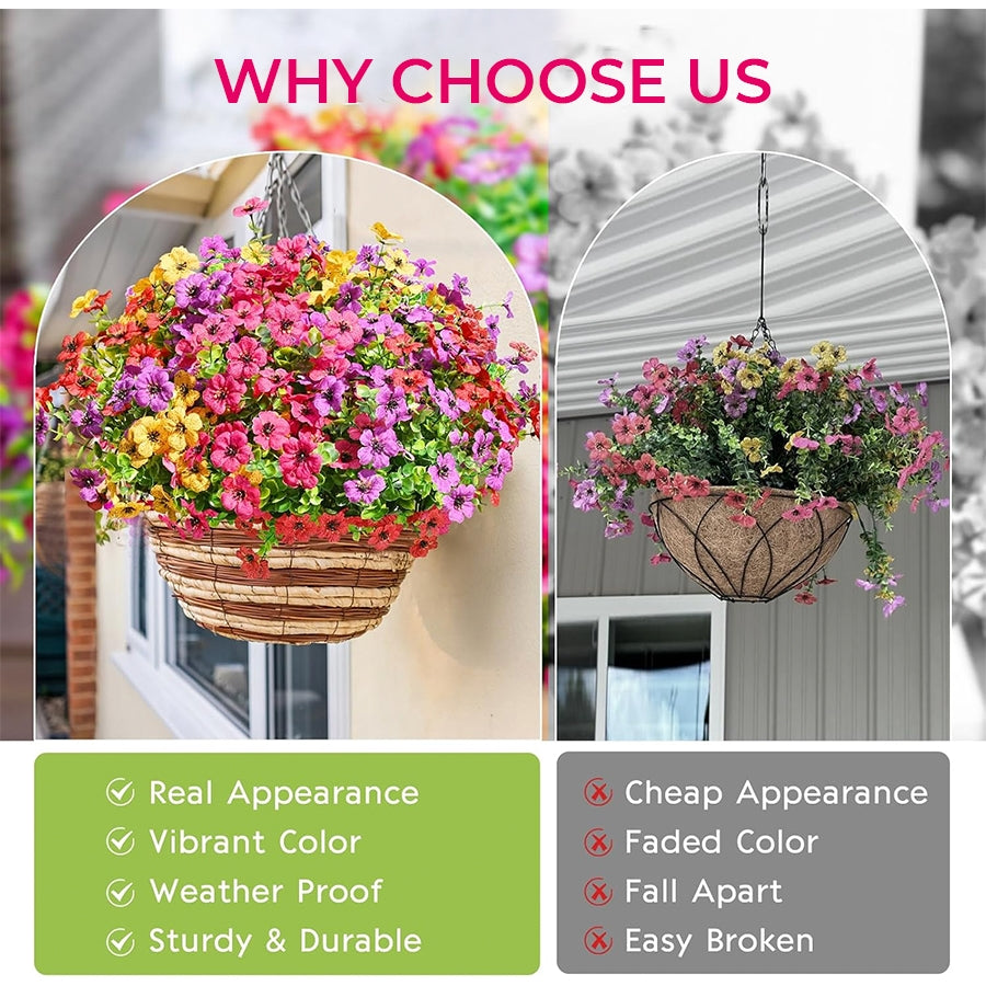 🎁 Hot Sale 50% OFF🎉Realistic UV-Resistant Outdoor Flowers – Zero Maintenance