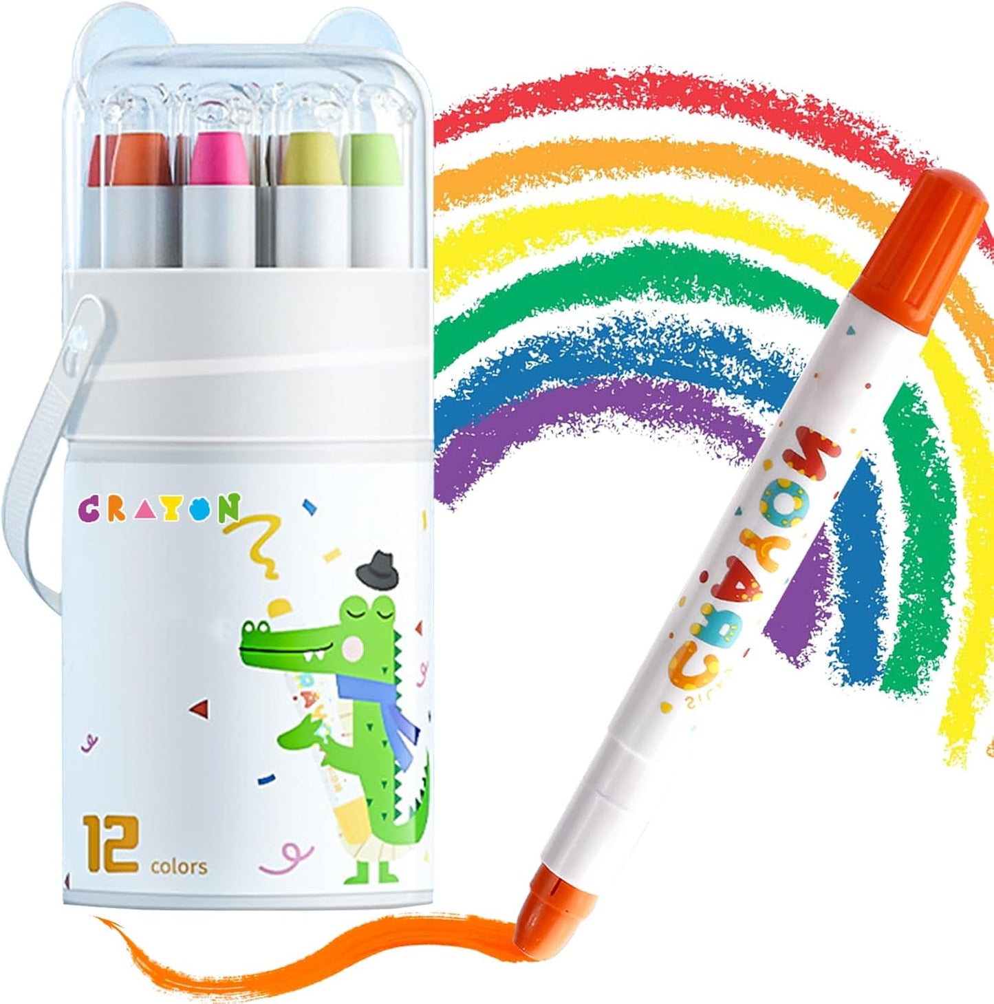 🖍️ Twist & Wash Crayons — The Safest, Most Washable Crayon Set for Kids 🧼✅