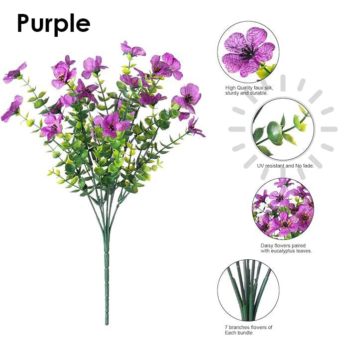 ??Last Day Sale 49% OFF? UV Resistant Colorful Artificial Flower (120 Flowers)