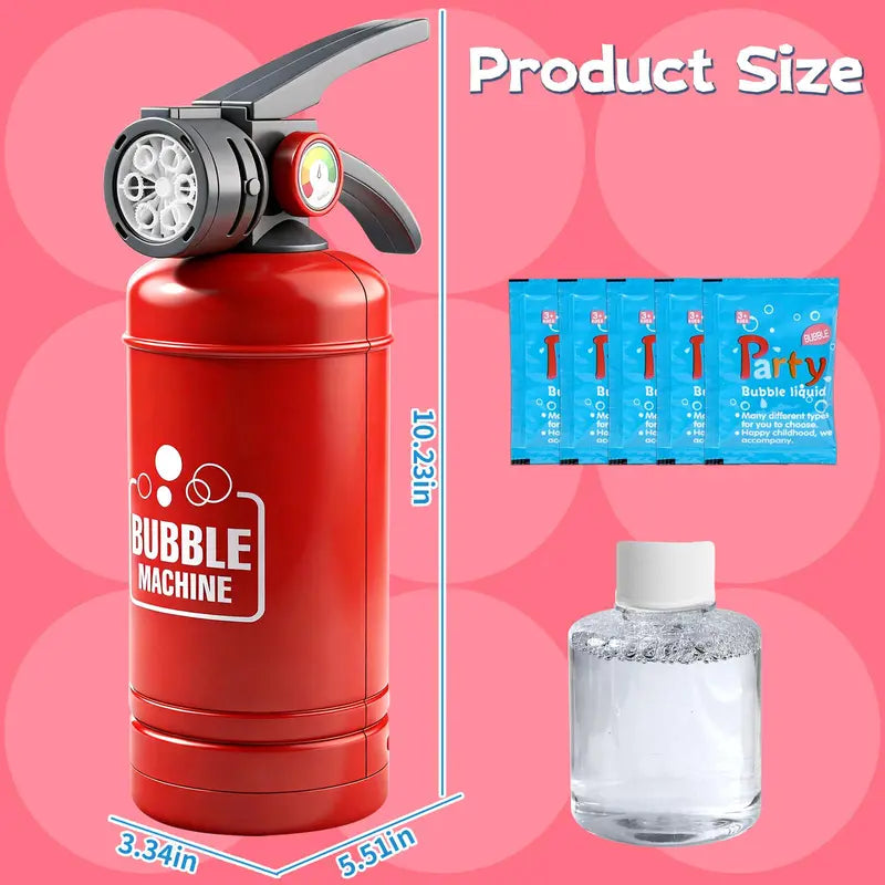 🫧Portable fire extinguisher bubble machine for children🔥