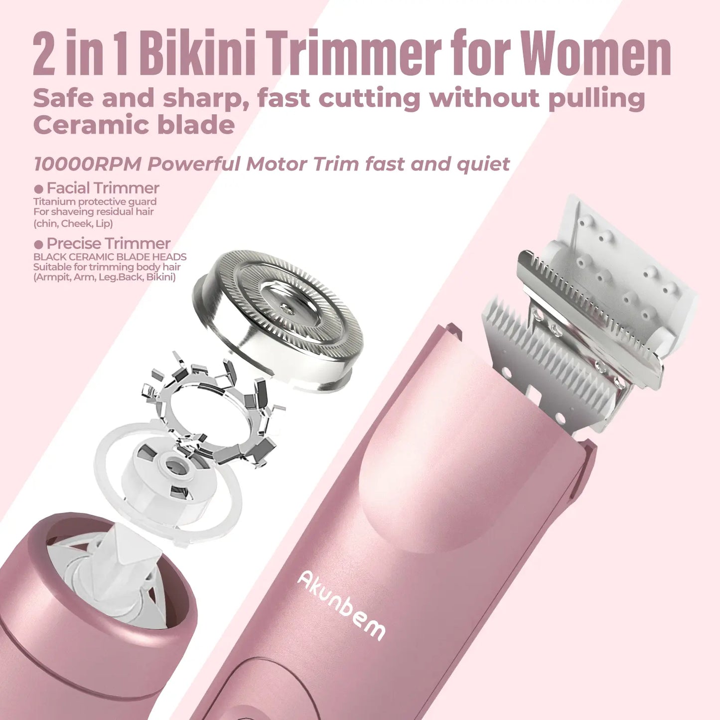 🎁Mother's Day-49%OFF🪒2-in-1 Electric Shaver for Women