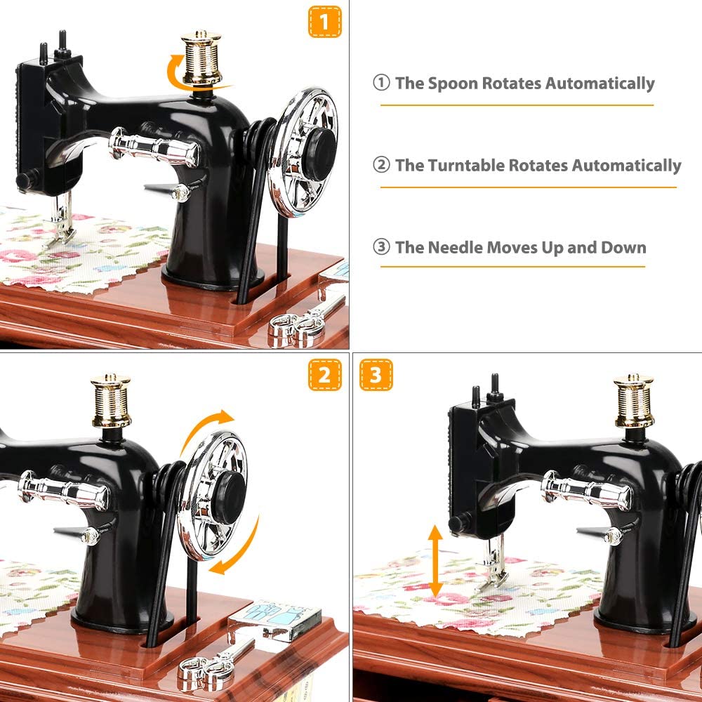 🔥Limited-time discount of 49%🔥Vintage Sewing Machine Design Music Box🎶