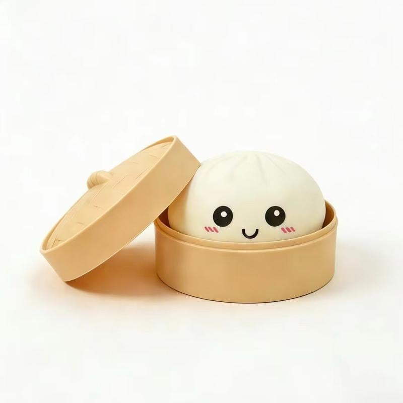 🔥 LAST DAY 50% OFF | Glitter Dumpling Squishy Steamer Blind Box
