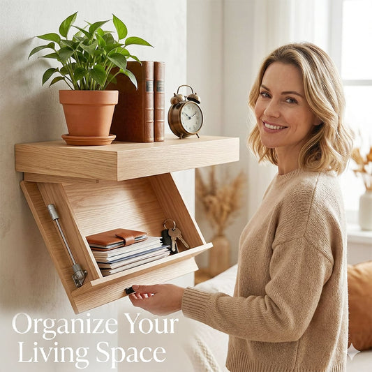 🔒 Concealed Floating Shelf