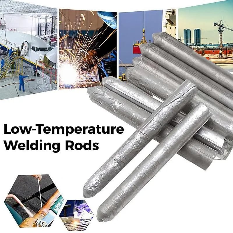 🔥 Low-Temperature Aluminum Welding Rods | Flux-Cored, Fast Melting for Metal Repair & Weld Filling