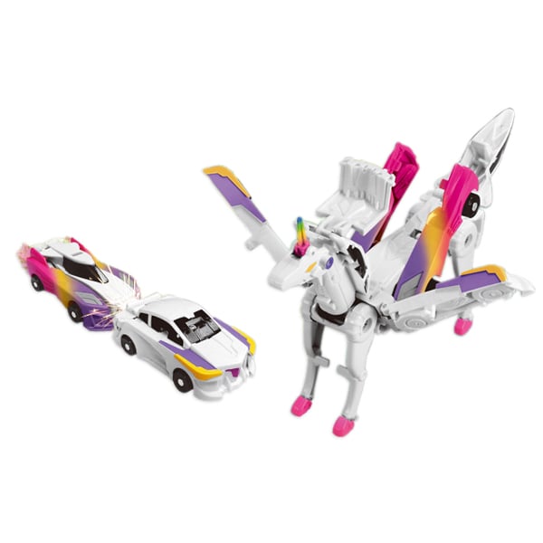 🎁Children's Day Special✨ 2-in-1 Transforming Dragon Car Toy with Collision Action