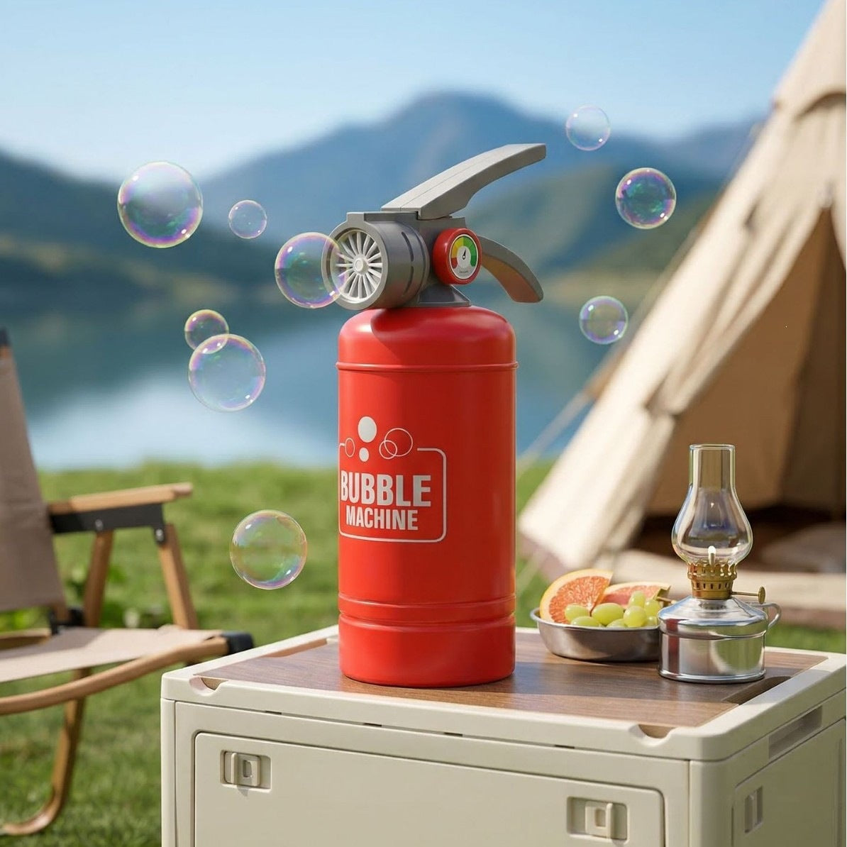 🫧Portable fire extinguisher bubble machine for children🔥