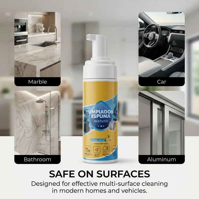 🚗🧼4-in-1 Multi-Enzyme Foam Spray Cleaner