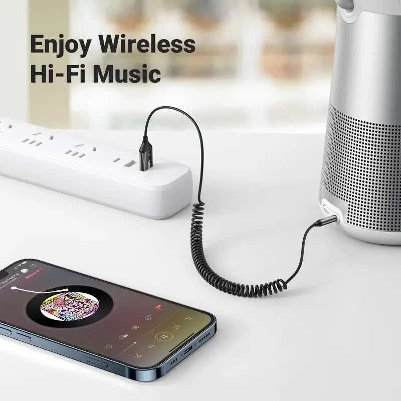 Bluetooth Wireless Receiver Adapter & Hands-Free Car Kit