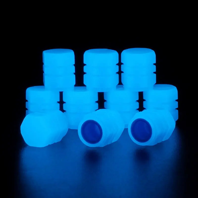 🚗🌙8PCS Luminous Tire Valve Stem Caps