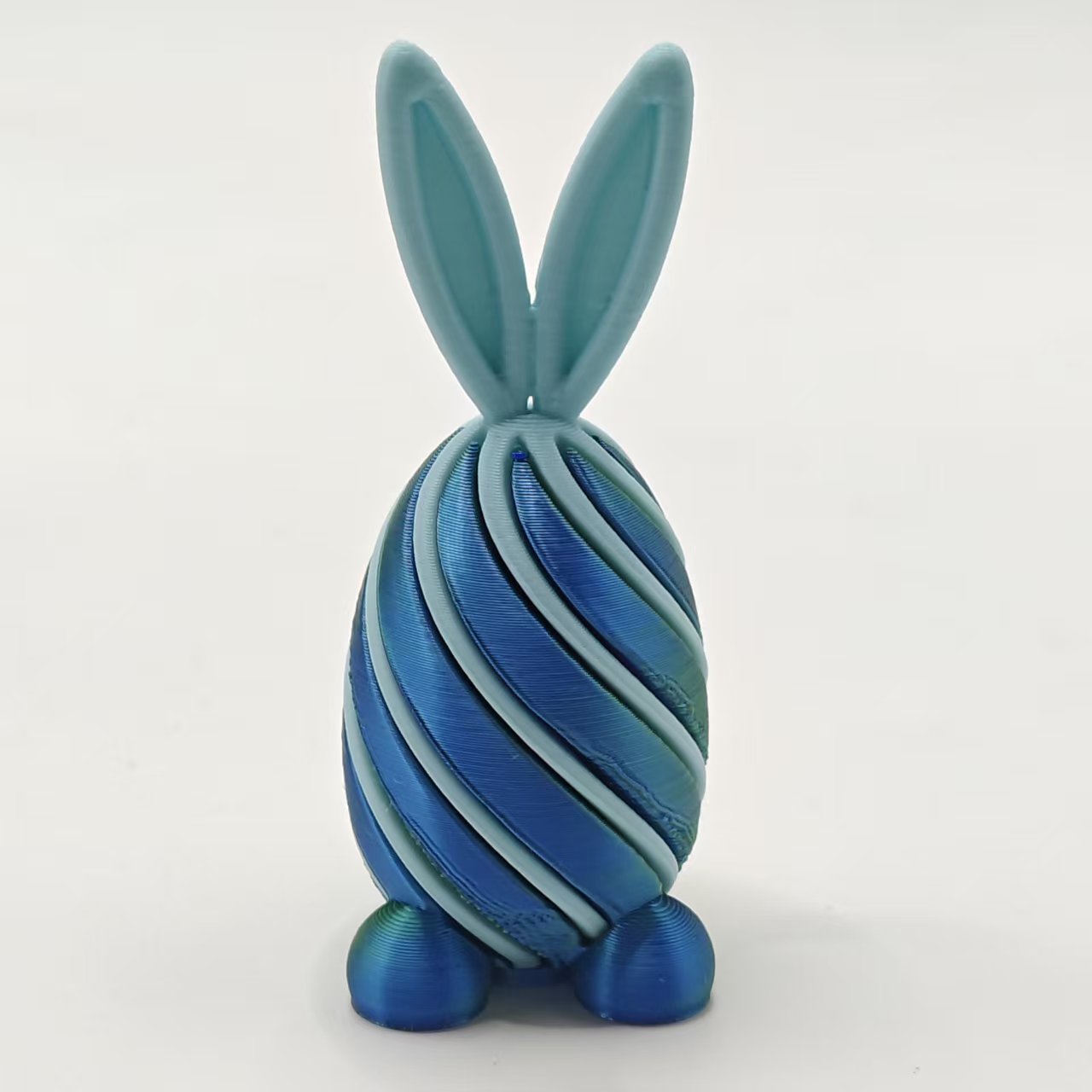 🐰🎉 3D Printed Easter Bunny Egg Fun Rotating Toy