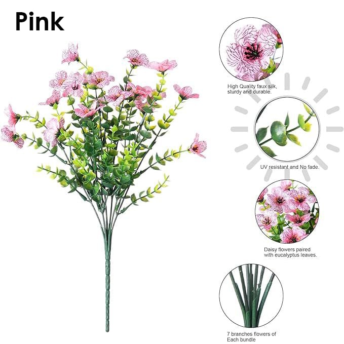 ??Last Day Sale 49% OFF? UV Resistant Colorful Artificial Flower (120 Flowers)