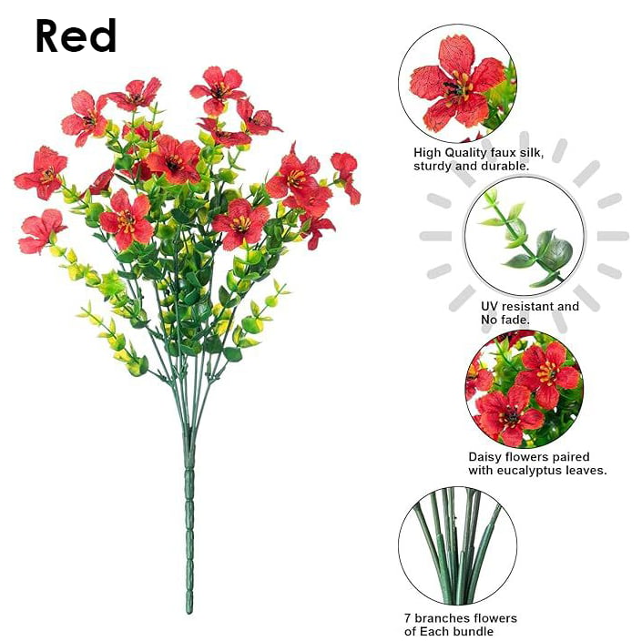 ??Last Day Sale 49% OFF? UV Resistant Colorful Artificial Flower (120 Flowers)