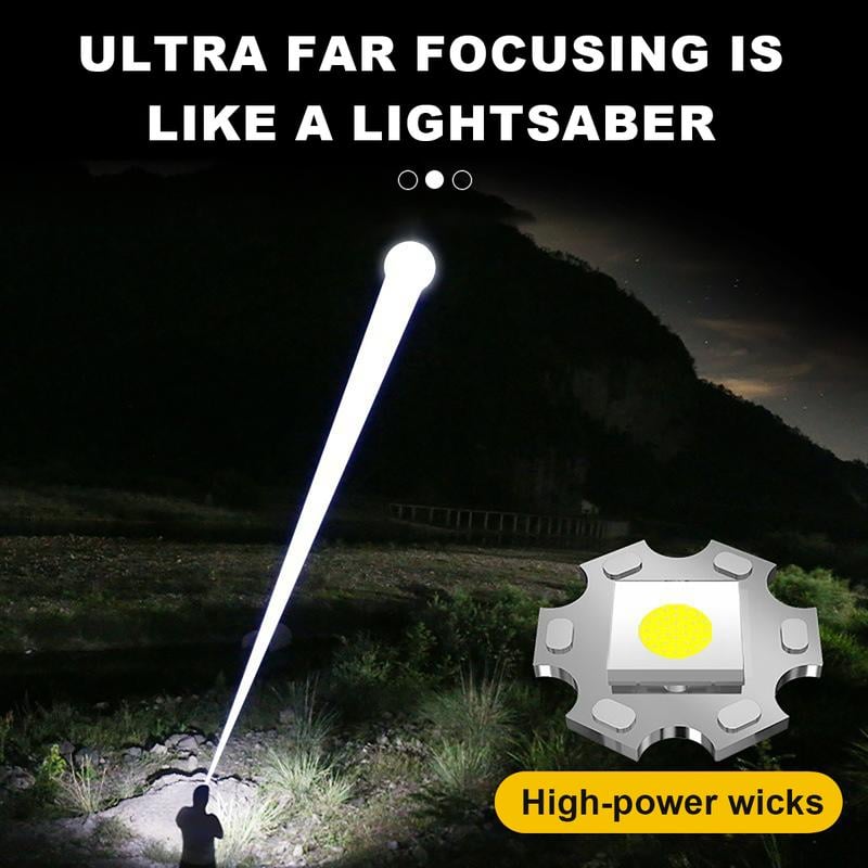 The Ultimate 2-in-1 Tactical Flashlight | Ultra-Bright & Power Bank 🔦