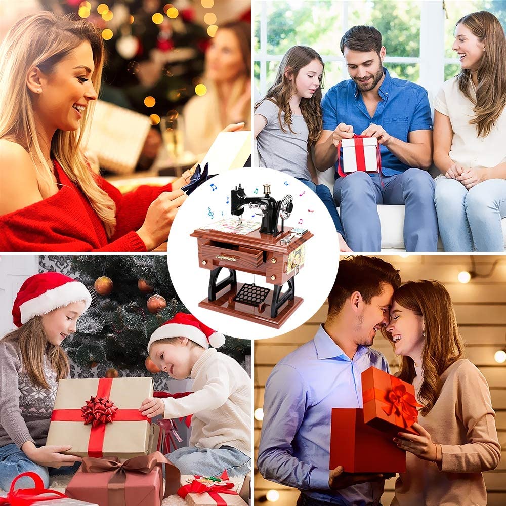 🔥Limited-time discount of 49%🔥Vintage Sewing Machine Design Music Box🎶