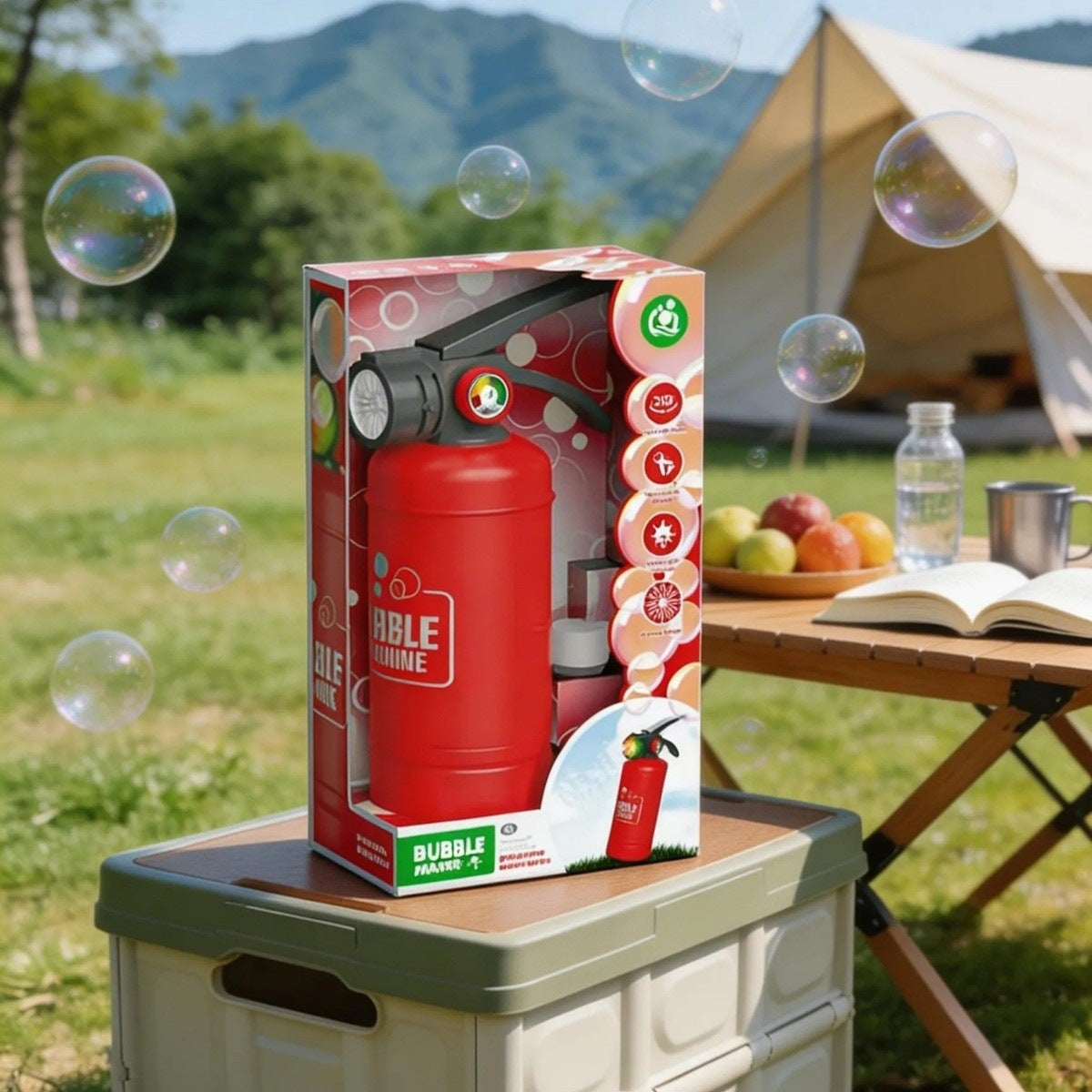 🫧Portable fire extinguisher bubble machine for children🔥