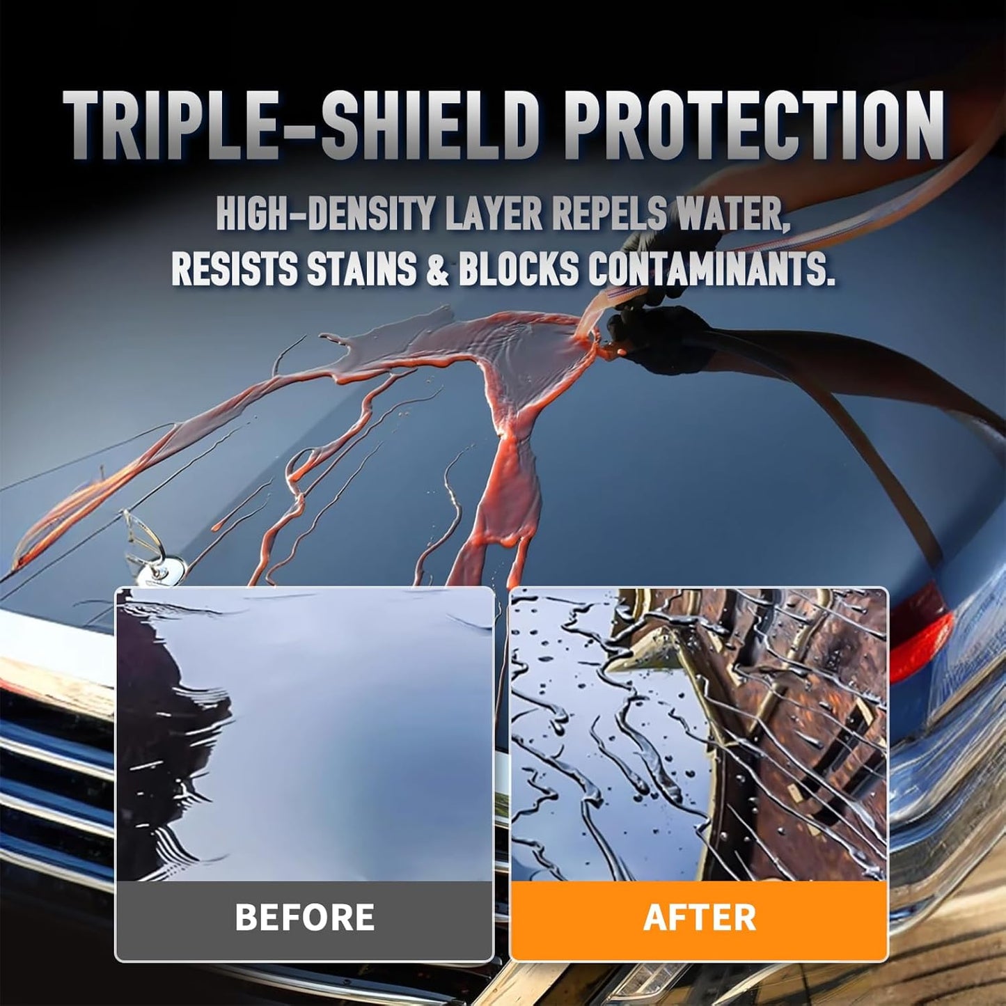🏆Nano-ceramic automotive coating restores shine and protects car paint.