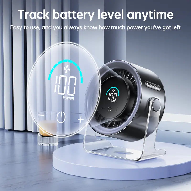 🌀🍃Desktop Turbo Table Fan