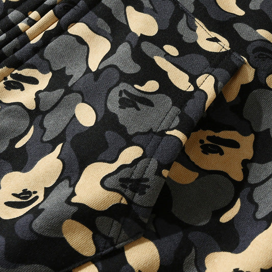 BAPE Camo Shark Zipper Double Hoodies