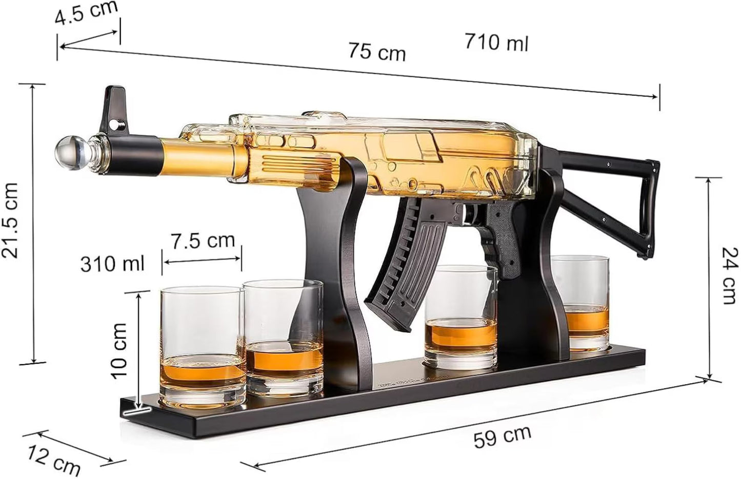 Whiskey Bottle - AK-47 Edition
