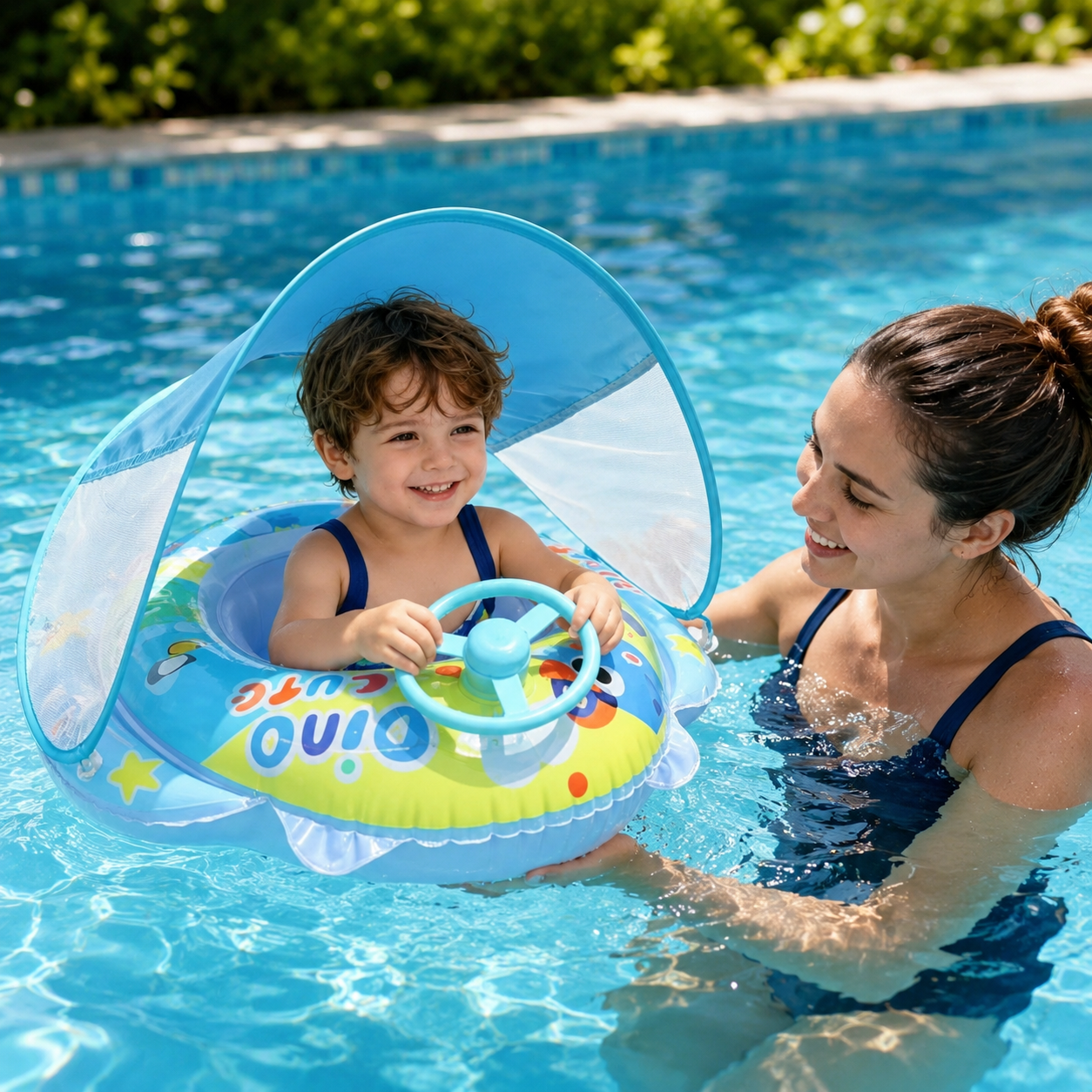 🏖️✨ Baby Swim Float with Safety Seat – Perfect for Water Play