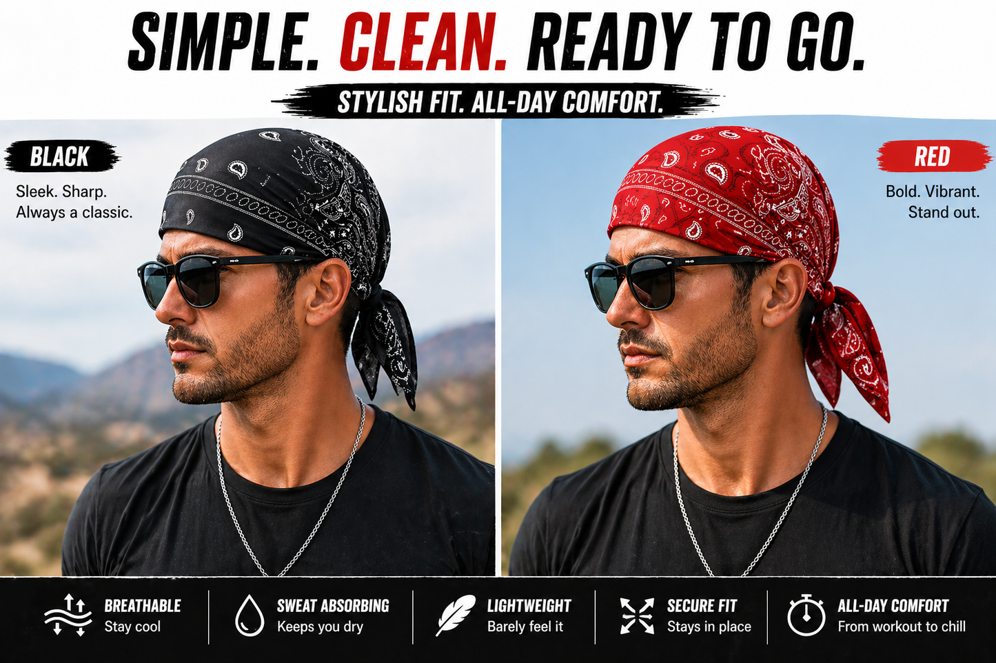 Paisley Cooling Headscarf Cap