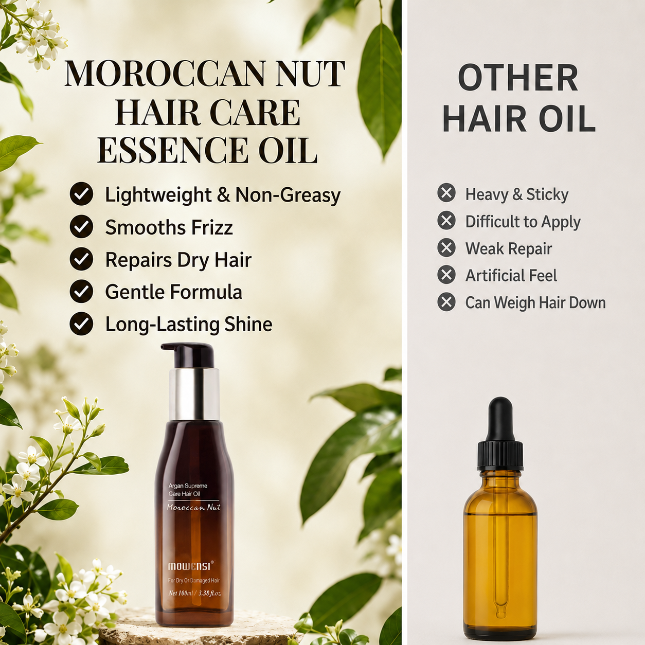 🔥2026 HOT SALE🔥Intense Repair Hair Oil- Dry Hair Rescue & Frizz Control