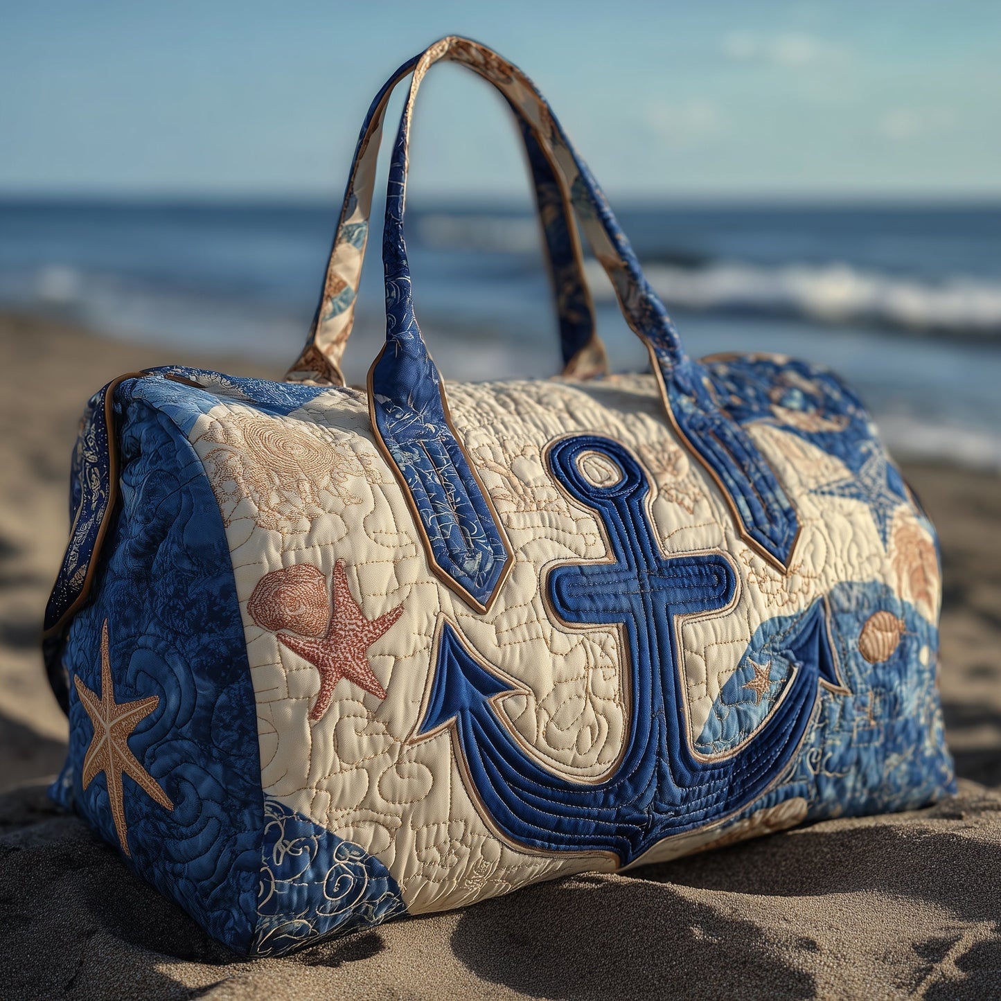 Ocean Anchor Quilted Duffle Bag GFTONT2424