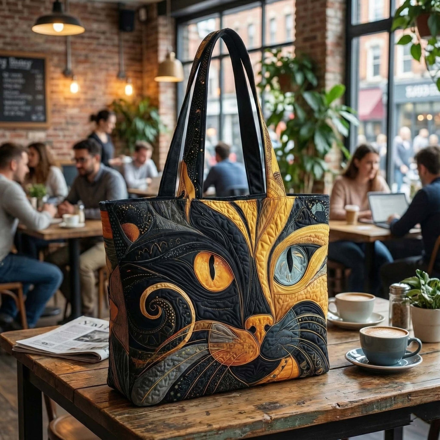 🔥 2026 Best Seller - Catitude Quilted Tote Bag