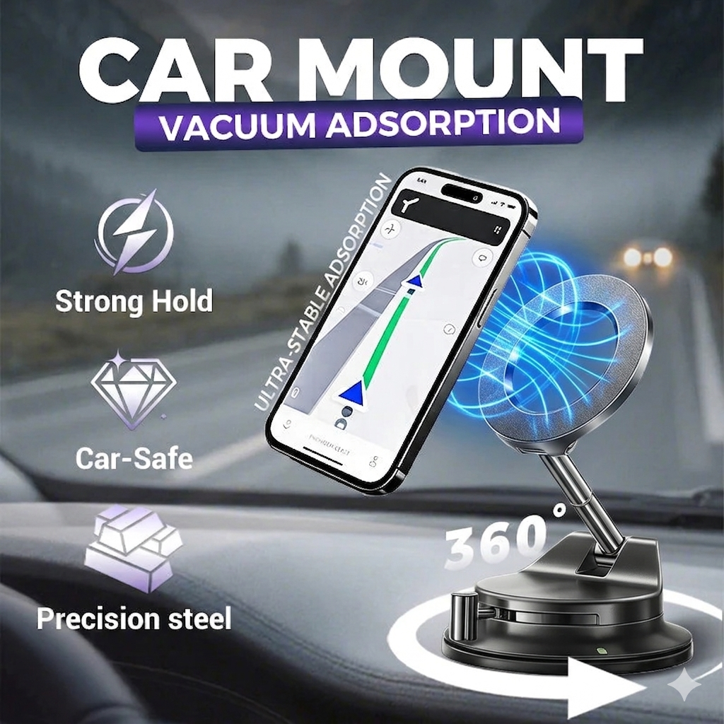 🔥Hot Sale🔥Foldable Magnetic Car Phone Holder