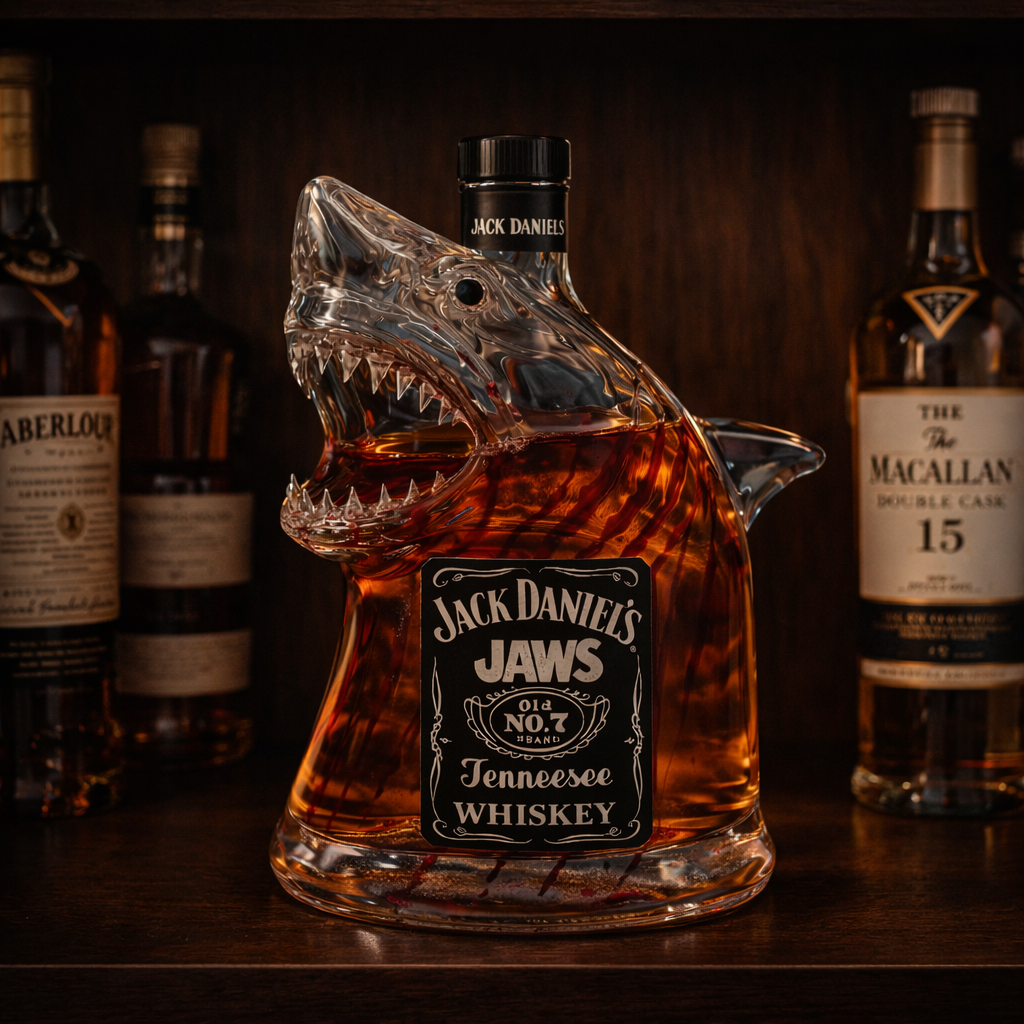 Whiskey Bottle - Shark Edition