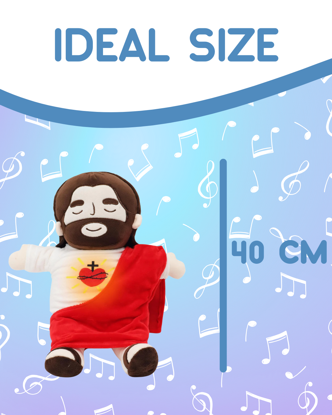 🔥Last Day 49% OFF - 💕🎁Soft Breathing Jesus Plush