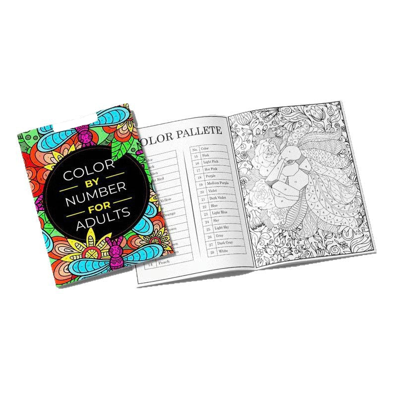 🎁49% OFF This Week Promotions🎉🎉-Color By Number For Adults