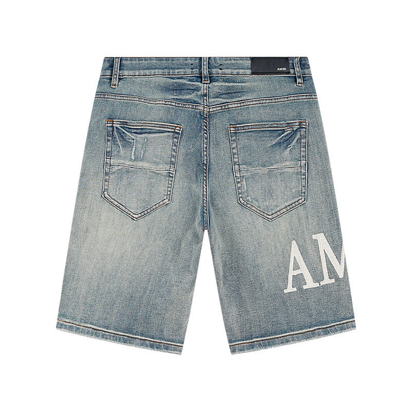 Amiri Fashion Denim Shorts #MR-AM608