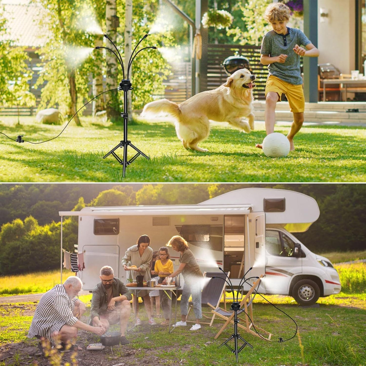 🌬️DryCooling™ Resort-Grade Patio Mister | 20°F Instant Temperature Drop🔥|🔧Tool-Free Setup