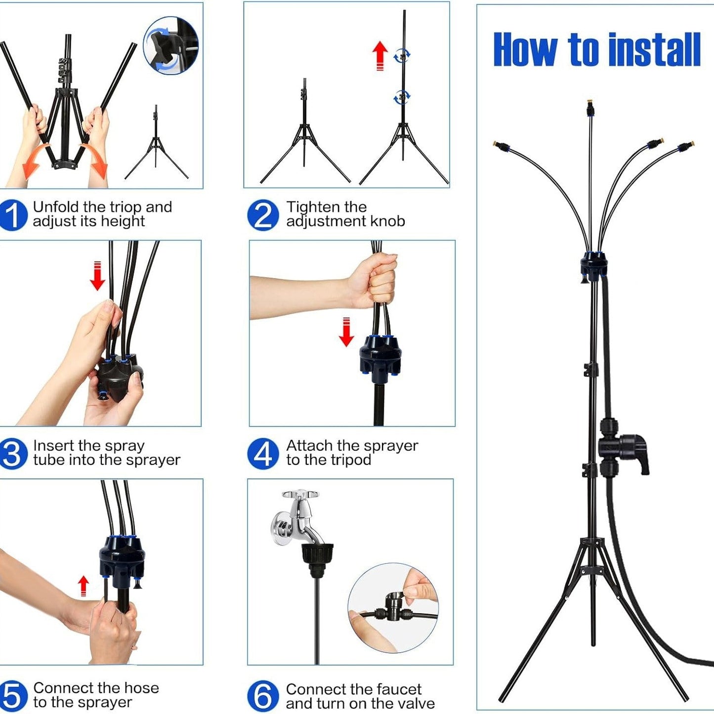 🌬️DryCooling™ Resort-Grade Patio Mister | 20°F Instant Temperature Drop🔥|🔧Tool-Free Setup