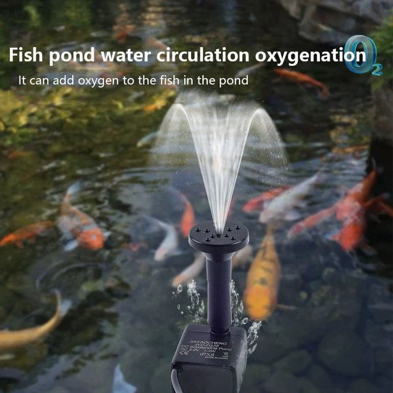 Hot Sale🔥⛲ Solar Fountain, Solar Powered Bird Bath Fountain Pump