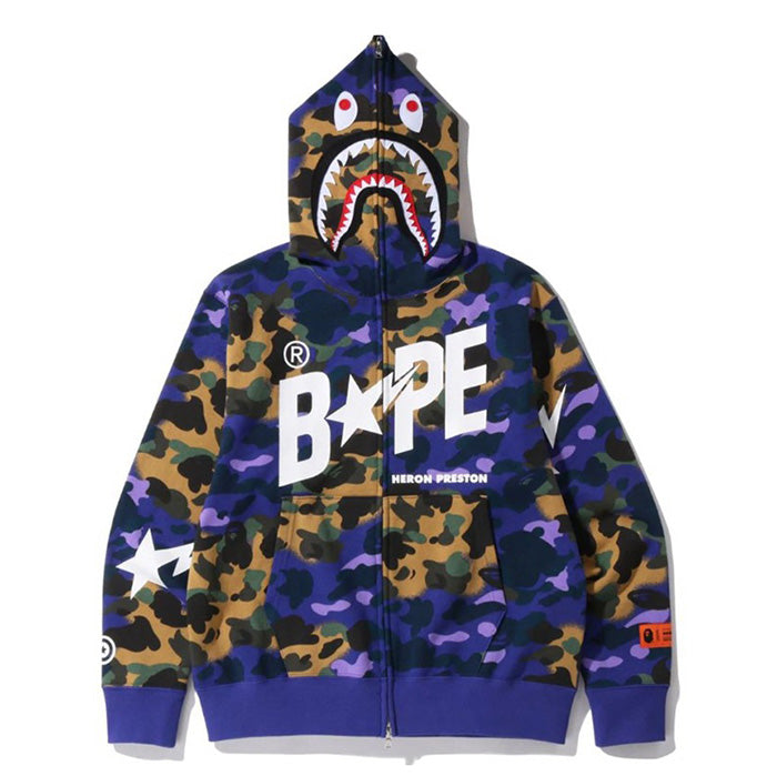 BAPE Star Camo Shark Hoodies