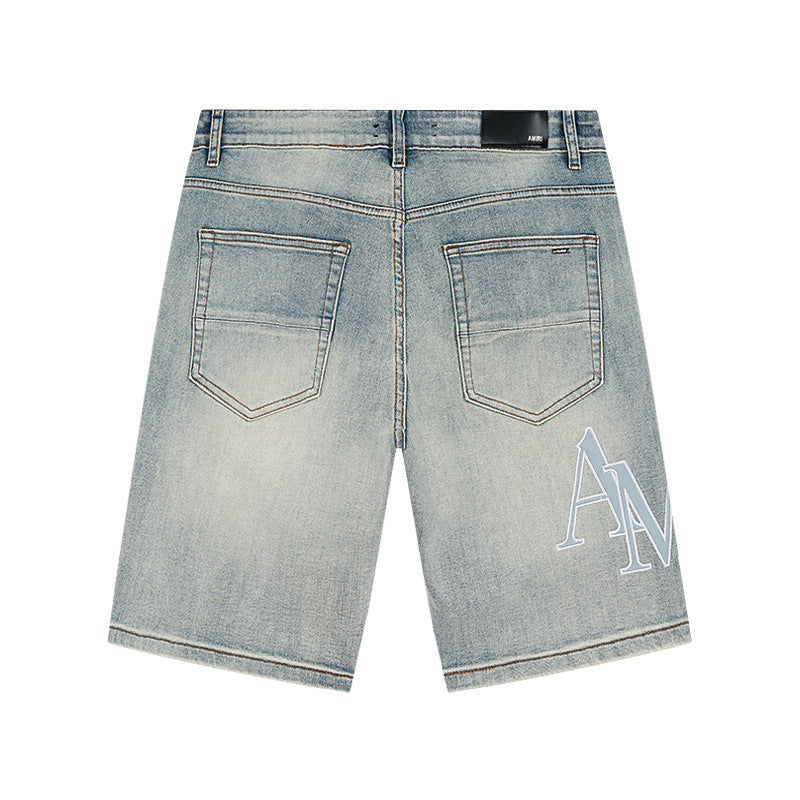 Amiri Fashion Denim Shorts #MR-AM609