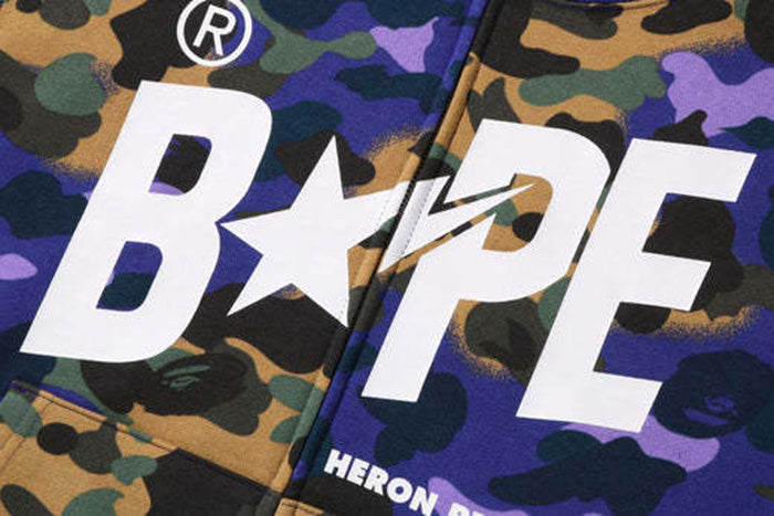 BAPE Star Camo Shark Hoodies