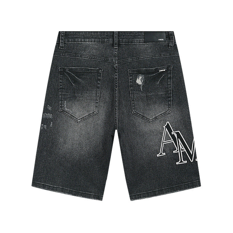 Amiri Fashion Denim Shorts #MR-AM605