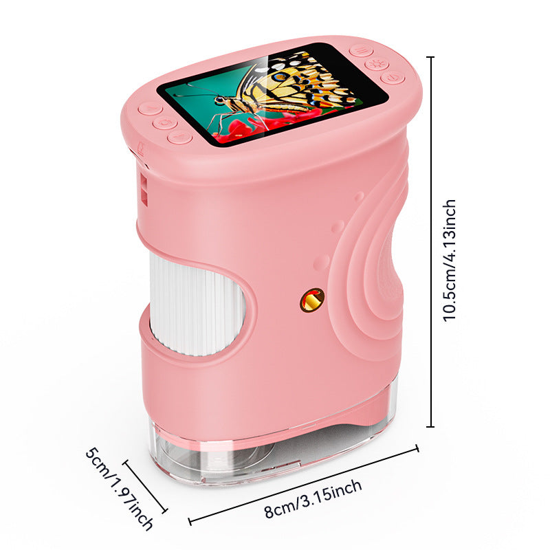 [2026 Upgraded Version] 1000x Handheld Microscope for Children