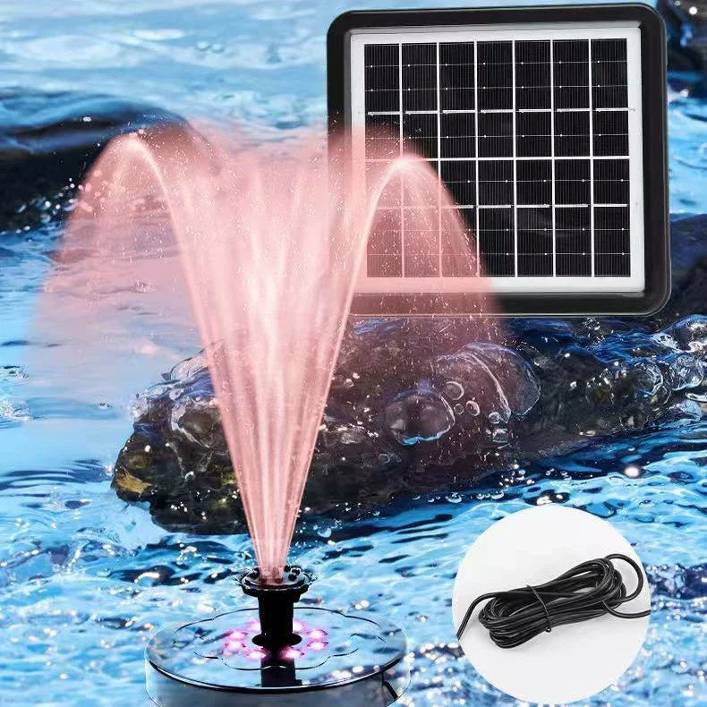 Hot Sale🔥⛲ Solar Fountain, Solar Powered Bird Bath Fountain Pump