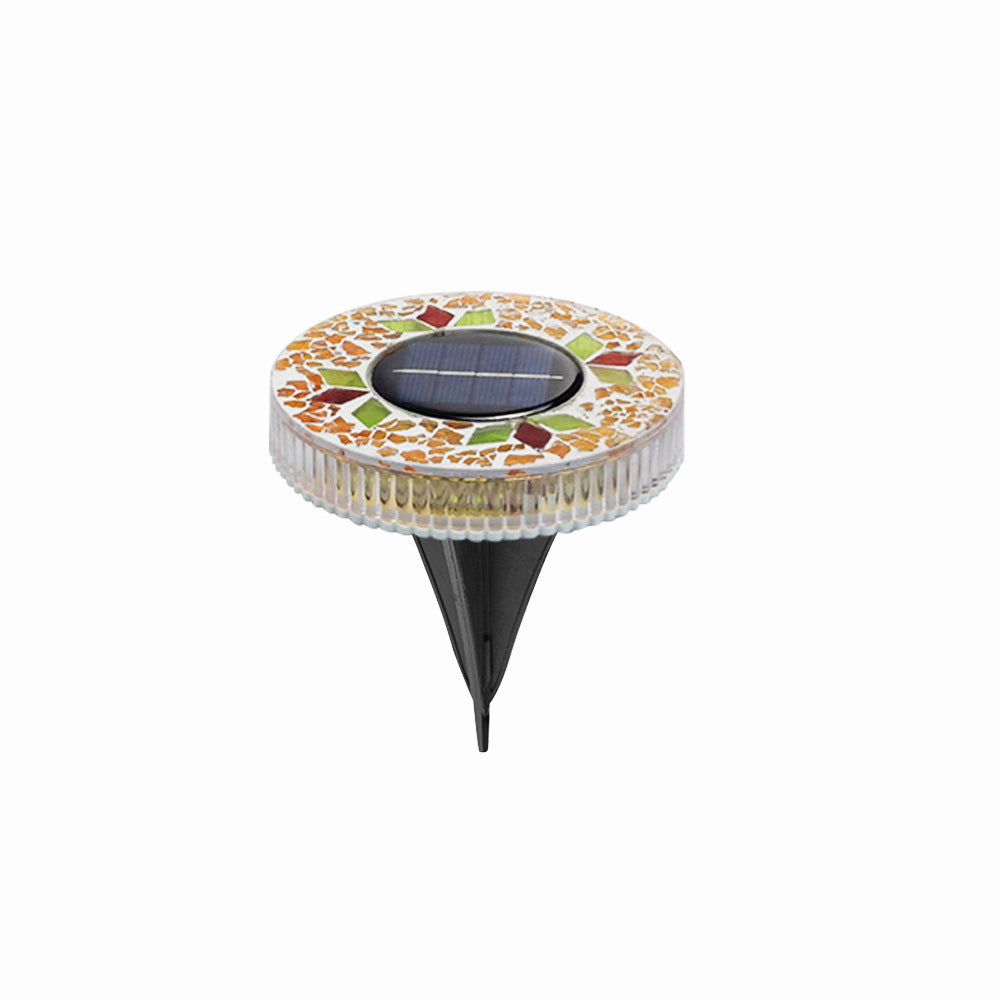 🏠✨Solar Outdoor Mosaic Disk Lights