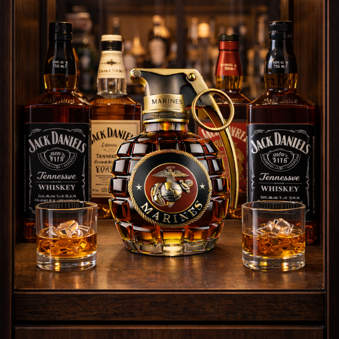 Whiskey Bottle - Grenade Edition Marines