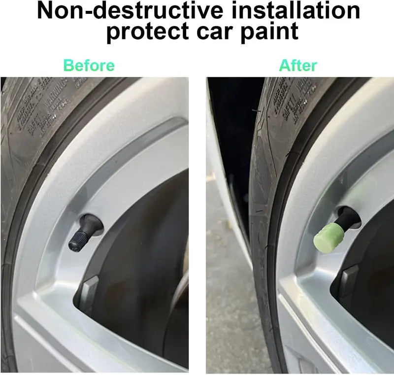 🚗🌙8PCS Luminous Tire Valve Stem Caps